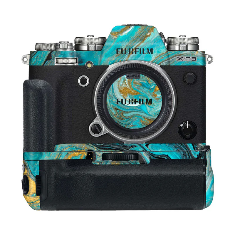 Blue Gold Camera Skins - Image 4