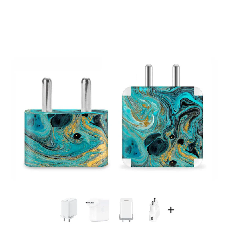 Blue Gold Charger Skin