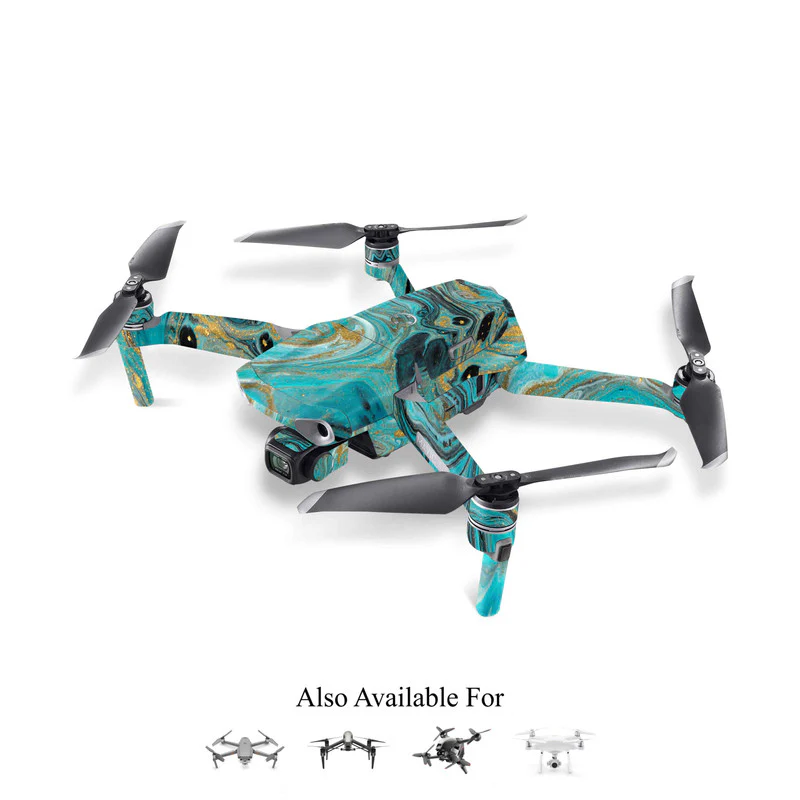 Blue Gold Drone Skin