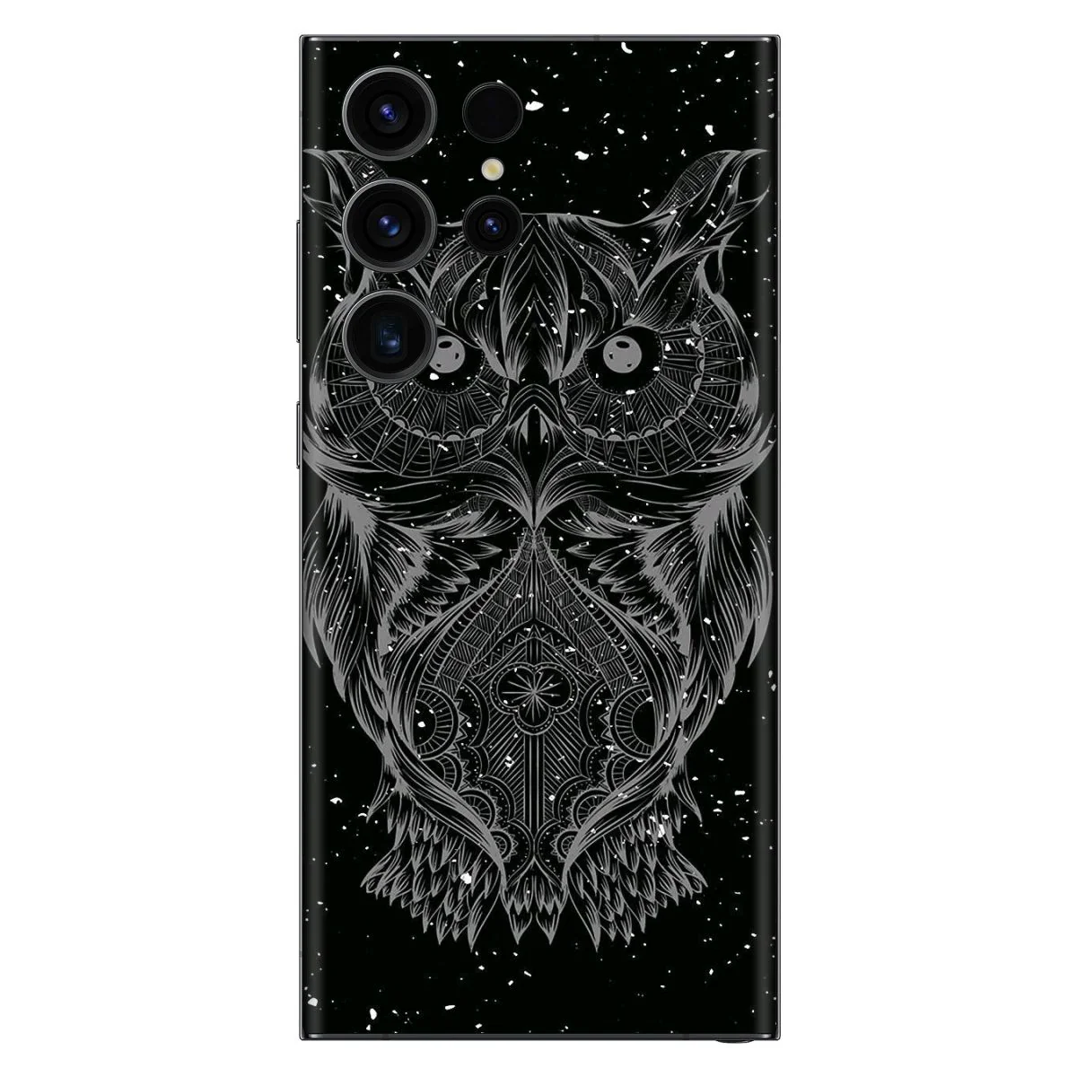 Night Starry Owl Mobile Skin