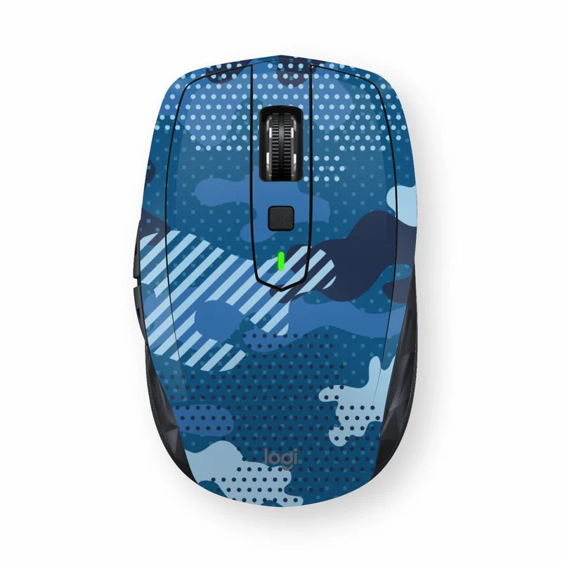 Logitech/Razer/Apple Military Blue Camo Mouse Skin