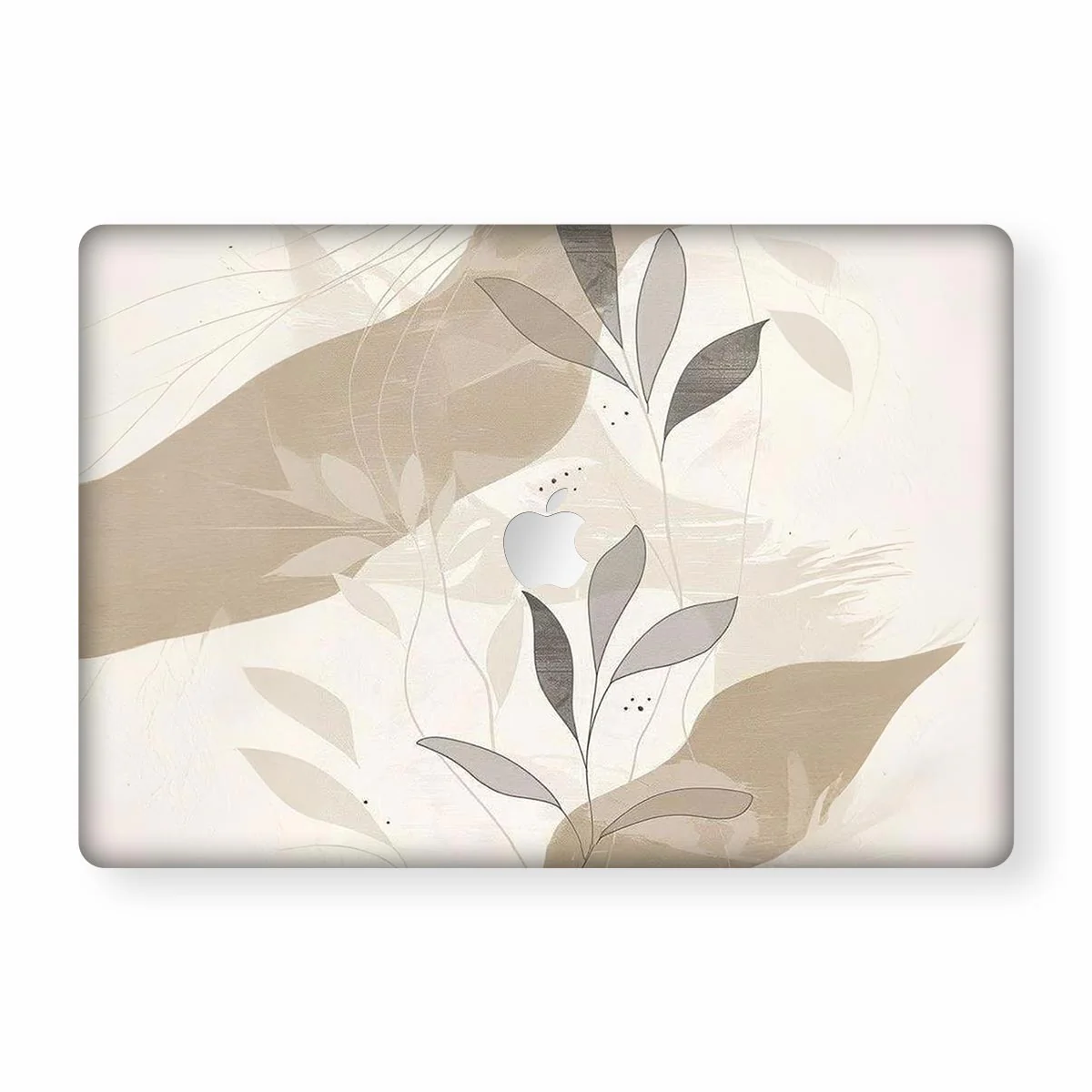 Golden Petals Macbook Skin