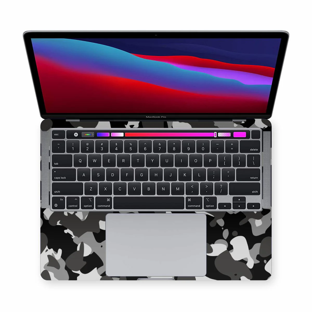 Macbook Army Grey Laptop Skins - Image 2