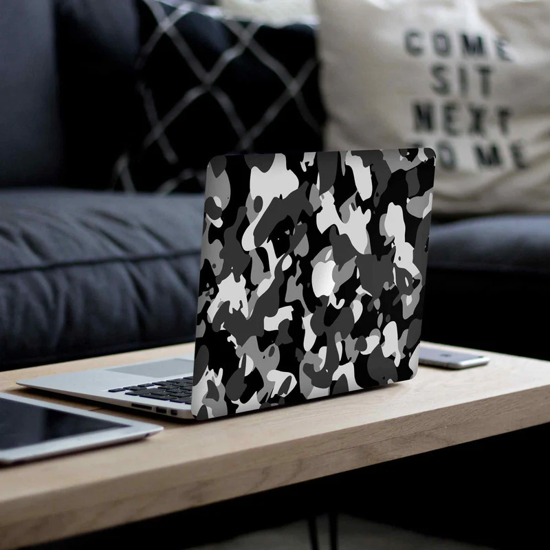 Macbook Army Grey Laptop Skins - Image 4