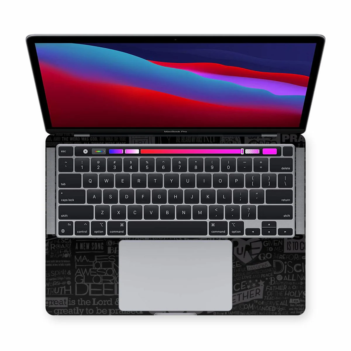Macbook Black Glory Laptop Skins - Image 2