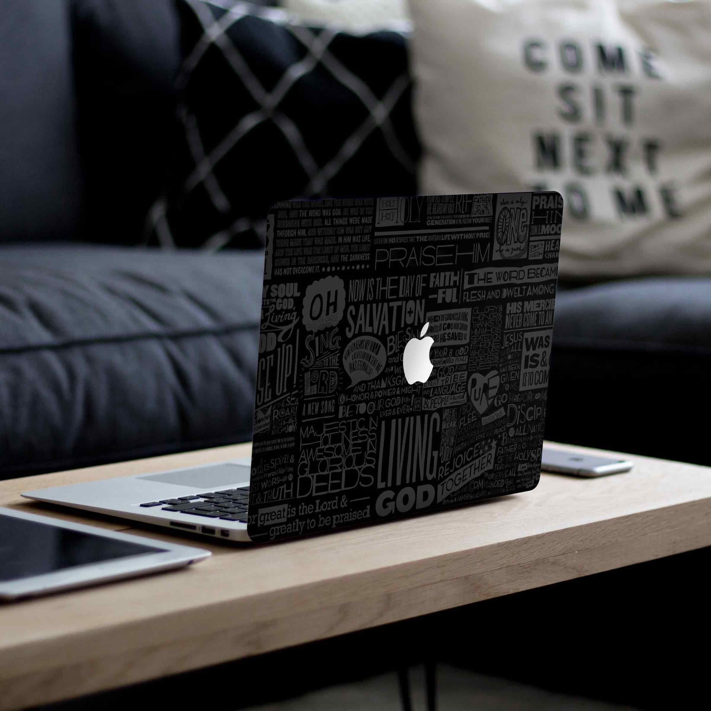Macbook Black Glory Laptop Skins - Image 3