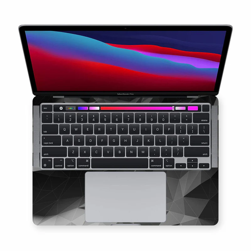 Black Prism MacBook Laptop Skins - Image 3