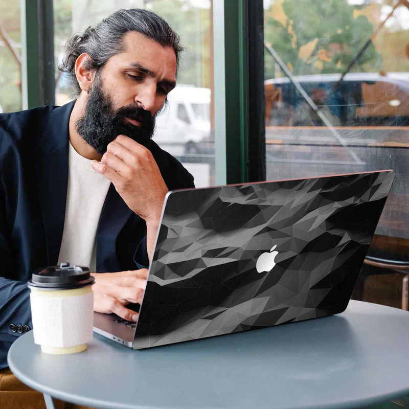 Black Prism MacBook Laptop Skins - Image 4
