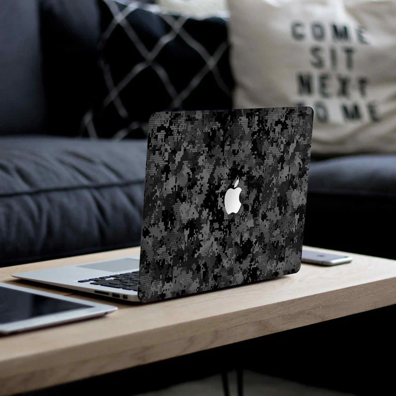 Macbook Black Pop Laptop Skins - Image 4