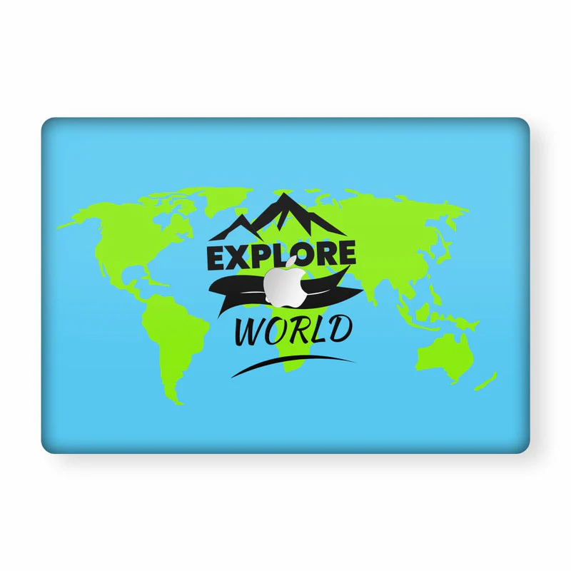 MacBook Explore The World Laptop Skin