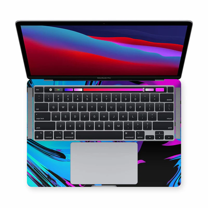 Macbook Blue Mercury Laptop Skins - Image 2