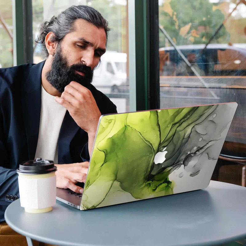 Macbook Leafy Art Laptop Skins - Image 3