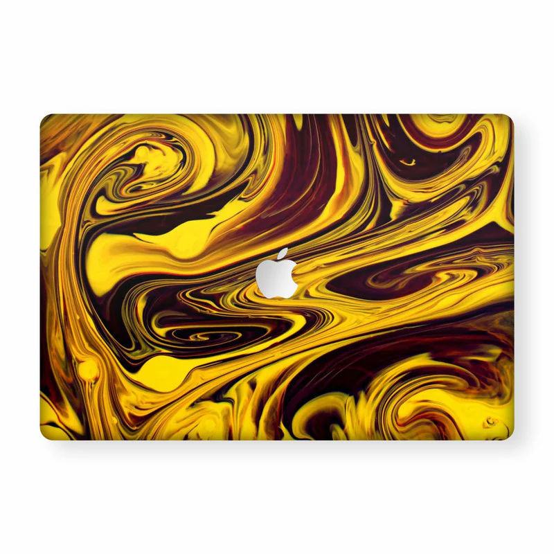 Macbook Yellow Mercury Laptop Skins