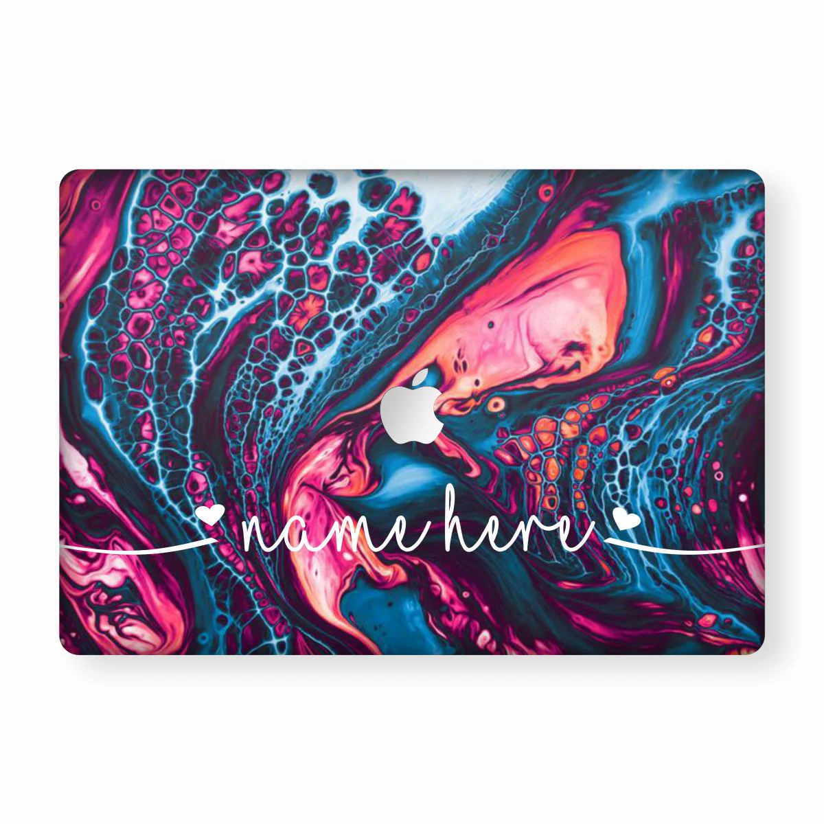 MacBook Liquid Psychedelic Laptop Skins - Custom Name