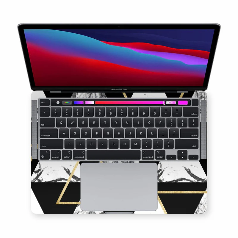 MacBook Marble Abstract Laptop Skin - Image 2