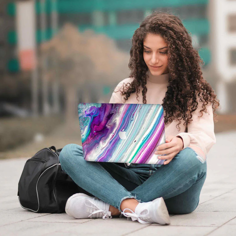 Macbook Marble Cave Laptop Skins - Image 5