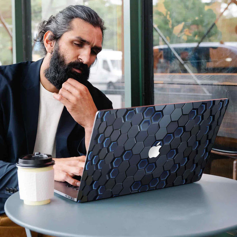 Macbook Matrix Tech Laptop Skins - Image 3