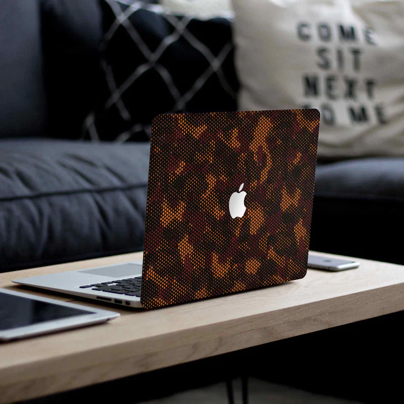 MacBook Matrix Design - Brown 1 Laptop Skins - Image 4