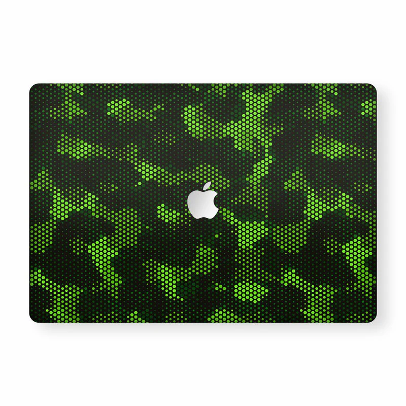 MacBook Matrix Design - Green 1 Laptop Skins