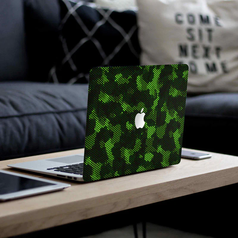 MacBook Matrix Design - Green 1 Laptop Skins - Image 4