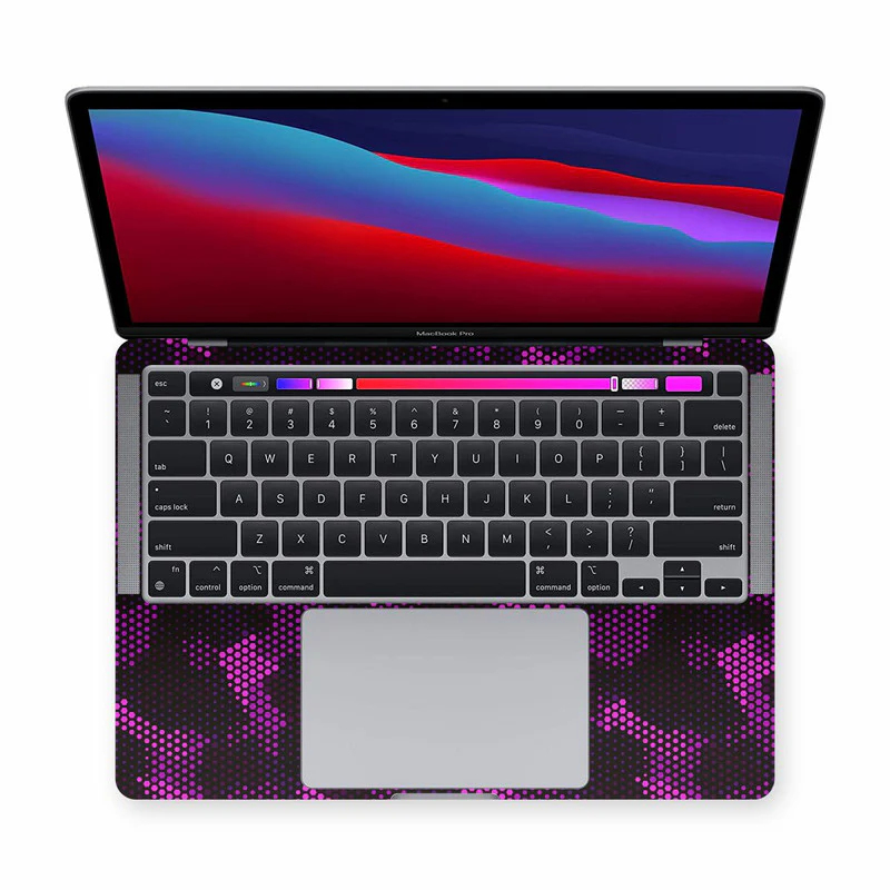 MacBook Matrix Design - Pink 1 Laptop Skins - Image 2