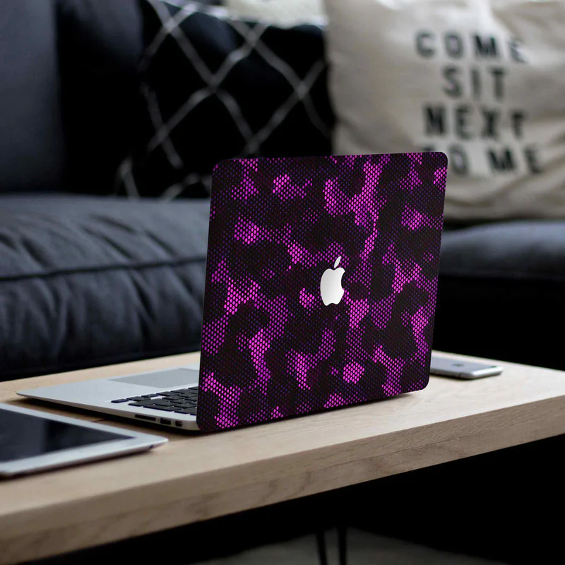 MacBook Matrix Design - Pink 1 Laptop Skins - Image 4