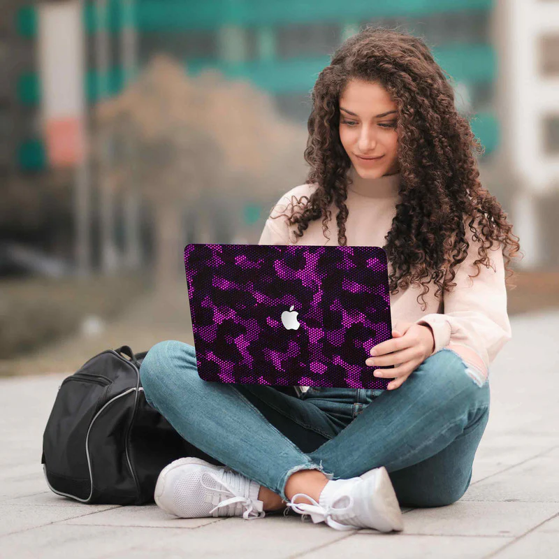 MacBook Matrix Design - Pink 1 Laptop Skins - Image 5