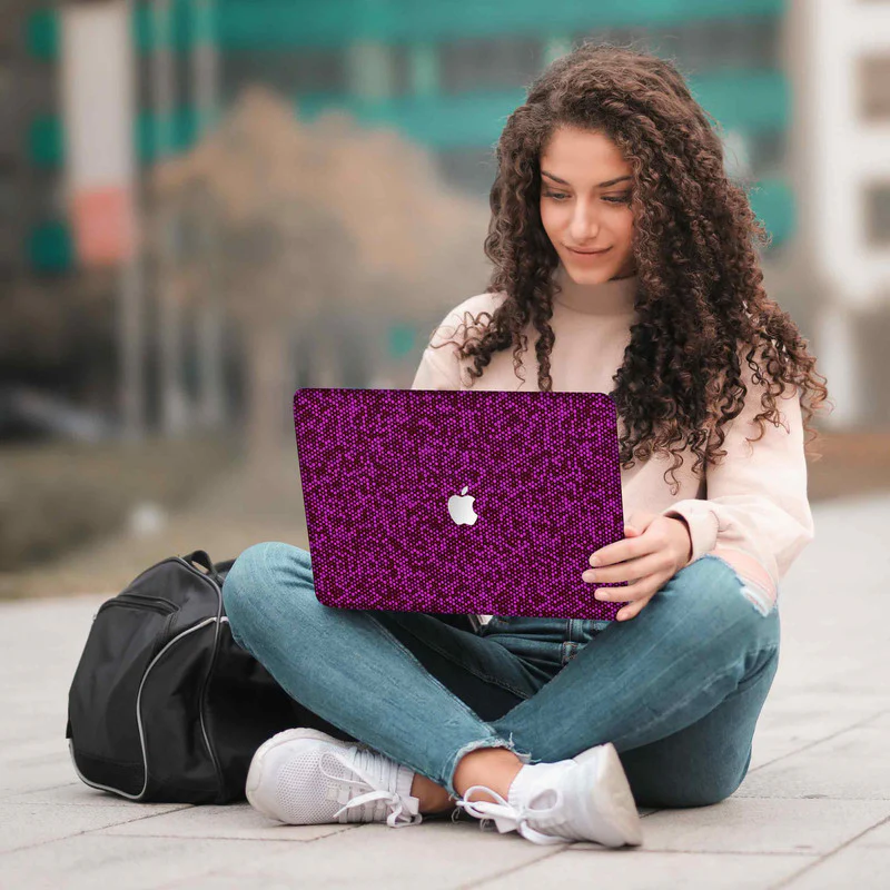 MacBook Matrix Design - Pink 2 Laptop Skins - Image 5