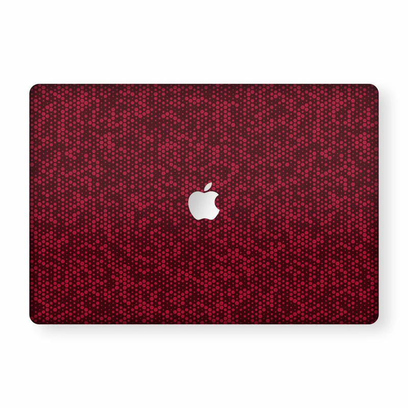 MacBook Matrix Design - Red 2 Laptop Skins