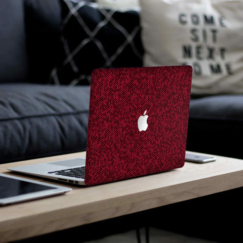 MacBook Matrix Design - Red 2 Laptop Skins - Image 4