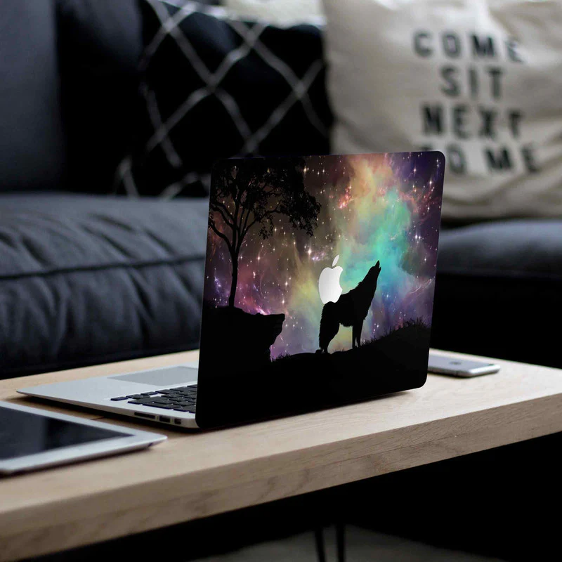 MacBook Night Wolf Laptop Skins - Image 4