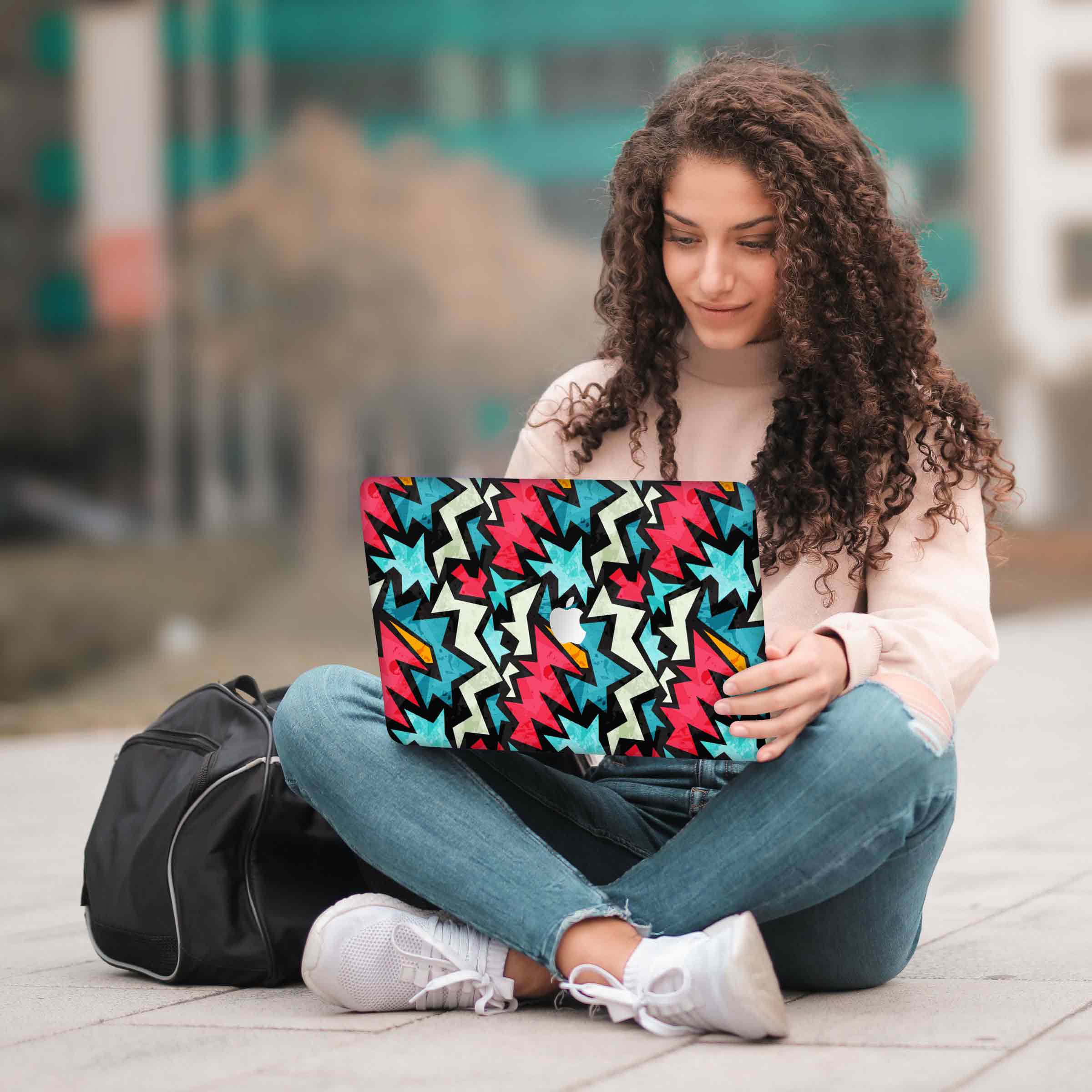 Macbook Paper Triangle Laptop Skins - Image 3