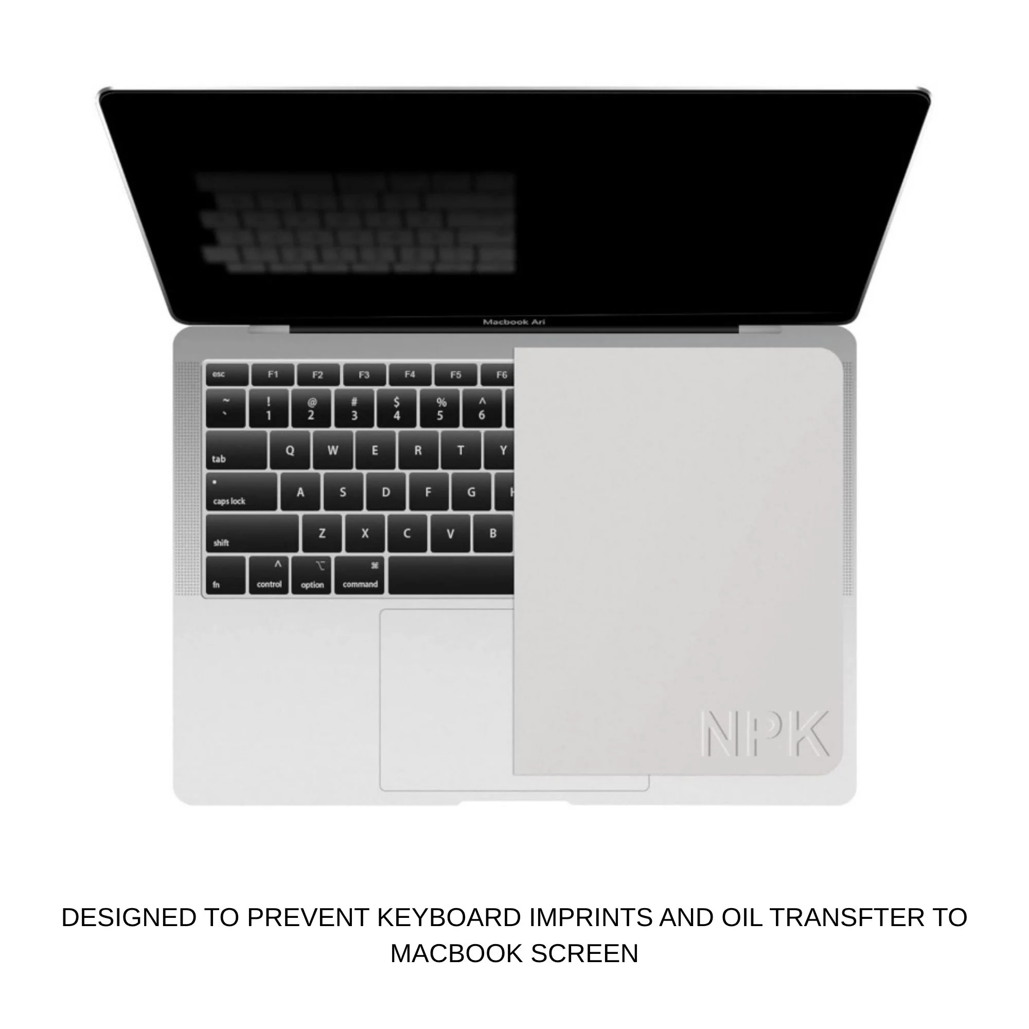 MacBook Screen Keyboard Imprint Protection Microfiber Liner and Cleaning Cloth - Image 2