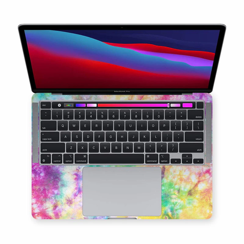 MacBook Tie Dye 1 Laptop Skins - Image 2
