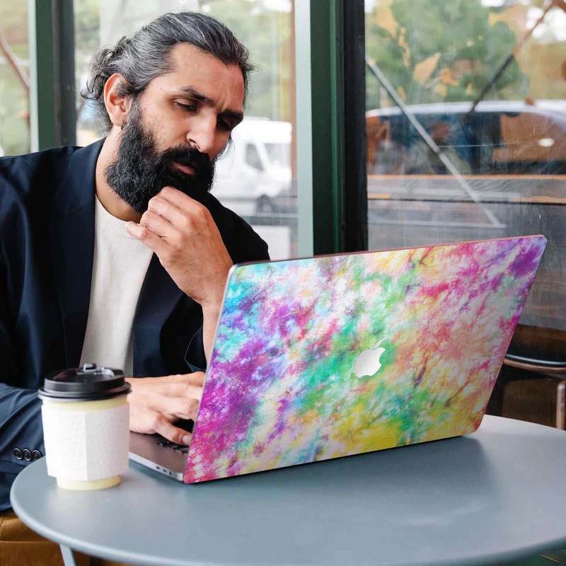 MacBook Tie Dye 1 Laptop Skins - Image 3