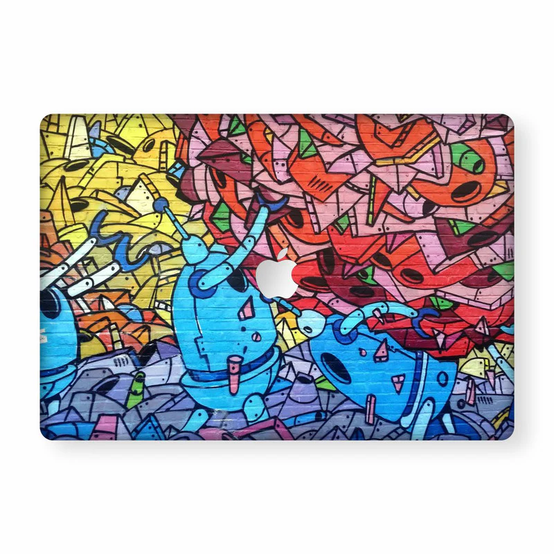Macbook Tokyo Robots Laptop Skins