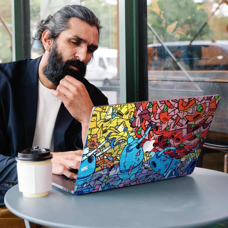 Macbook Tokyo Robots Laptop Skins - Image 3