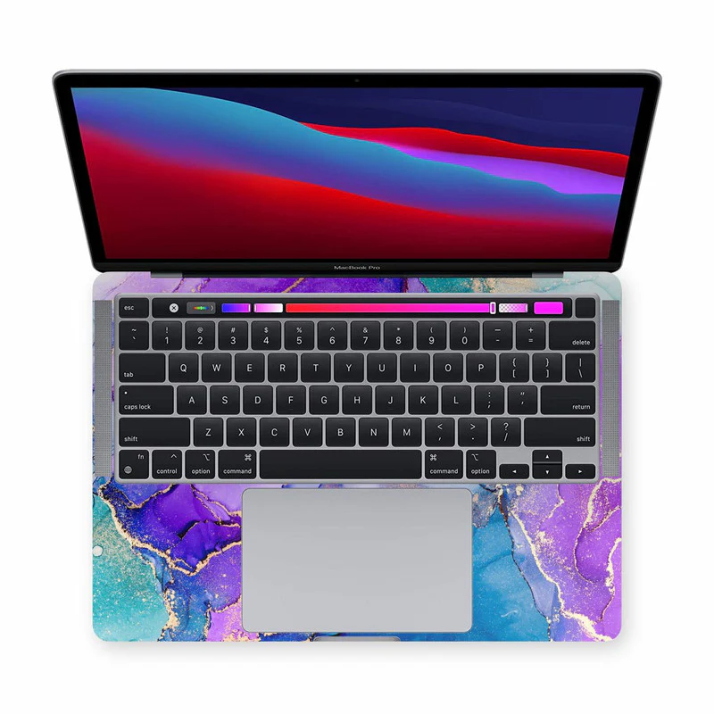 Macbook Violet Galaxy Laptop Skins - Image 2