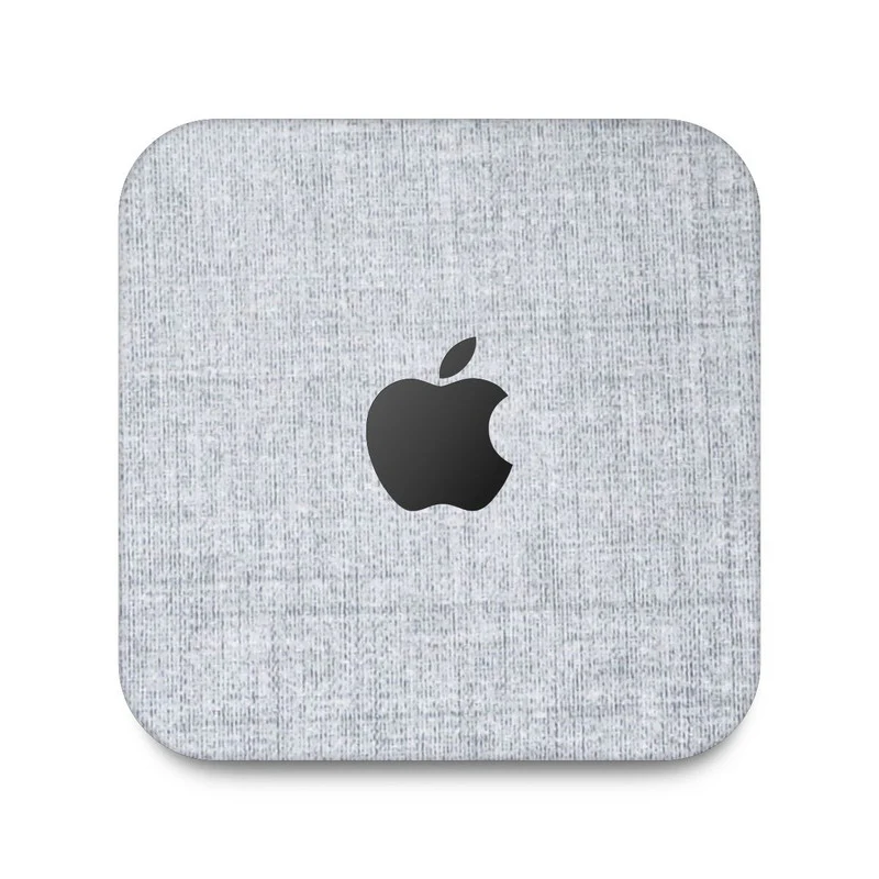 Grey Denim Skin For Apple Mac Mini