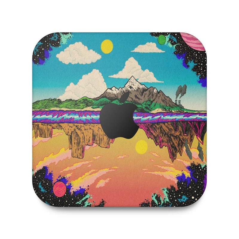 Canvas Mountain Mac Mini Skin