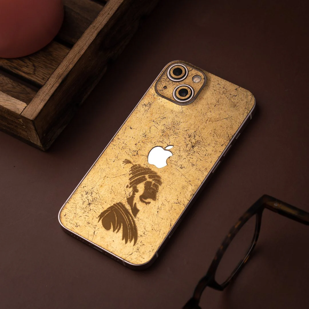 Maharaj Engraved Mobile Skin