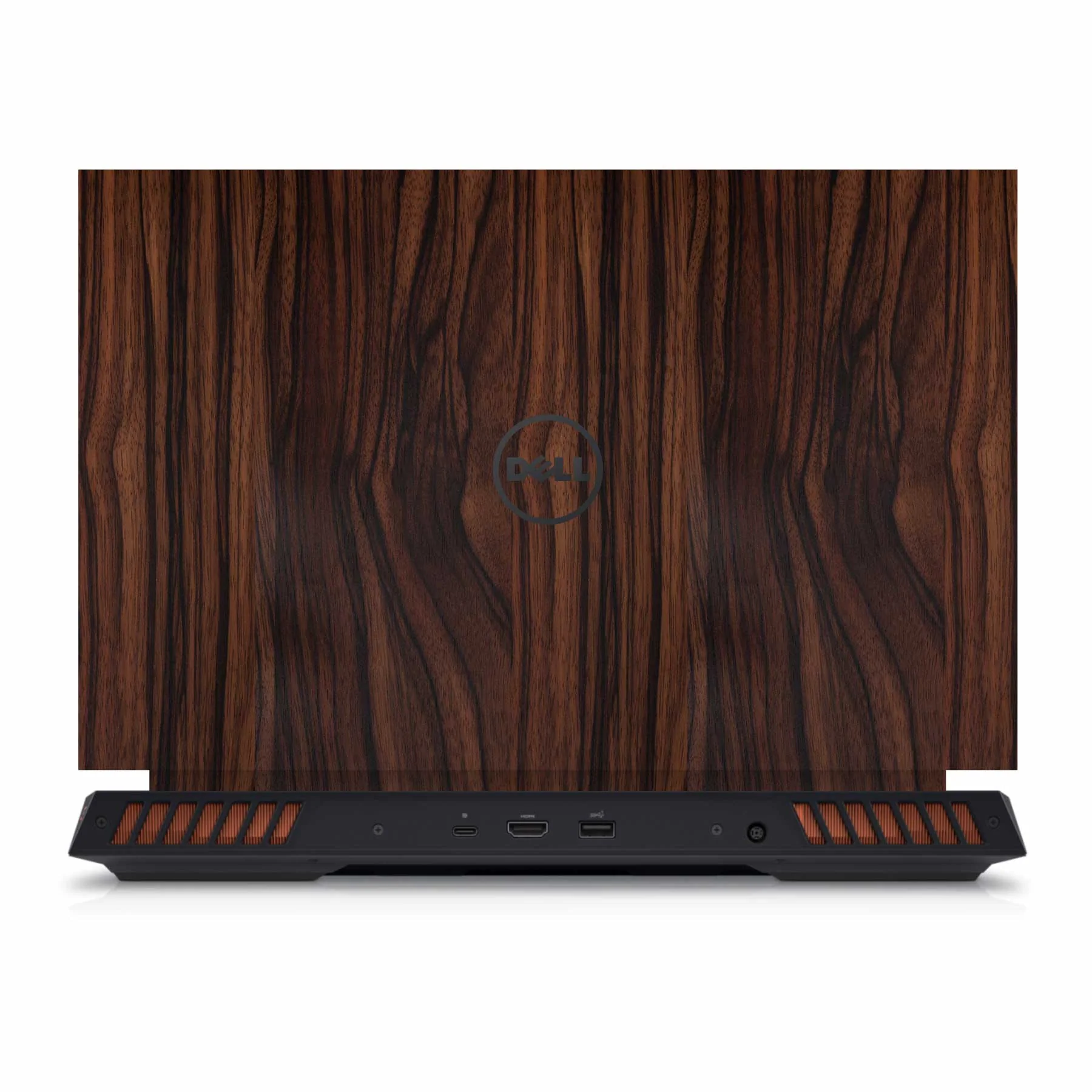 Mahogany Wood Dell G15 5520 Laptop Skin