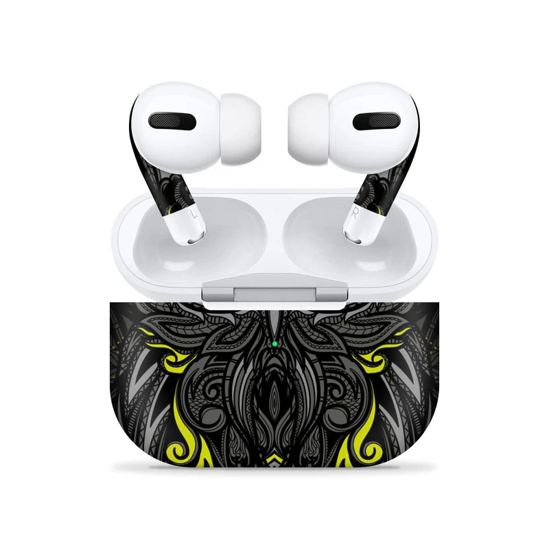 Classic Owl Yellow Airpods Pro Skin