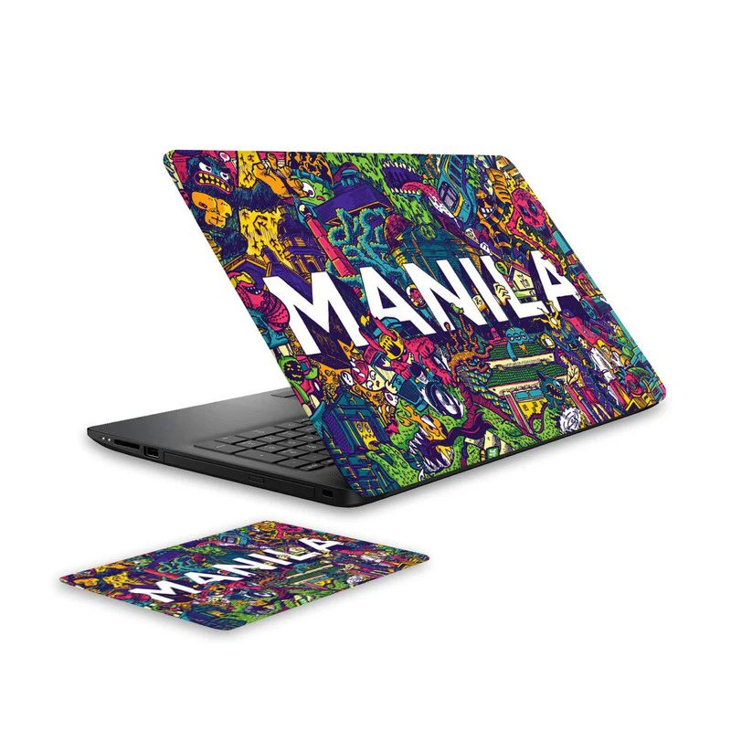 Manila Laptop Skin and Mouse Pad Combo