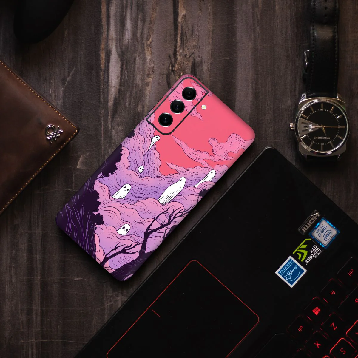 Ghost Land Mobile Skin - Jumbo X WrapCart