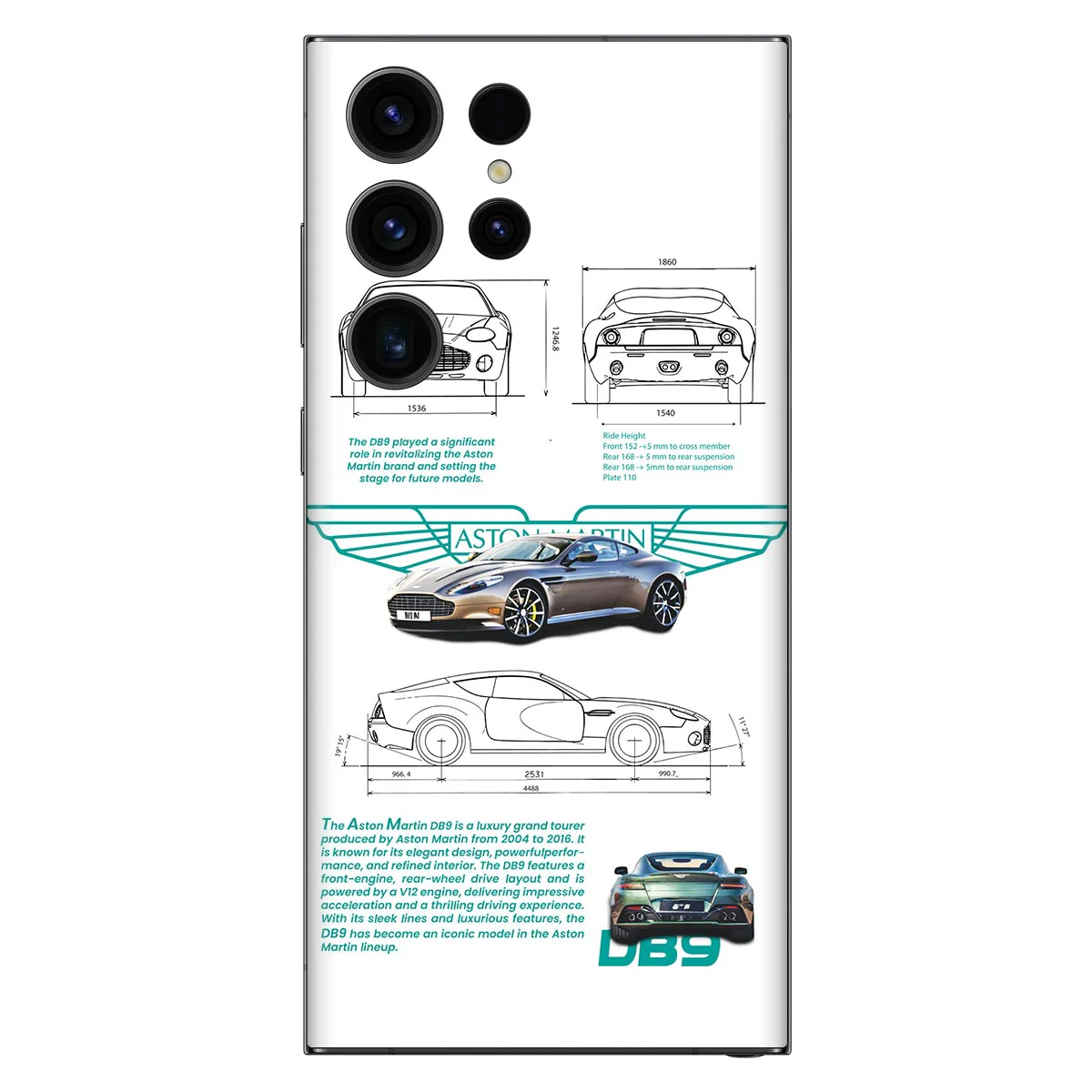 Martin DB9 Mobile Skin