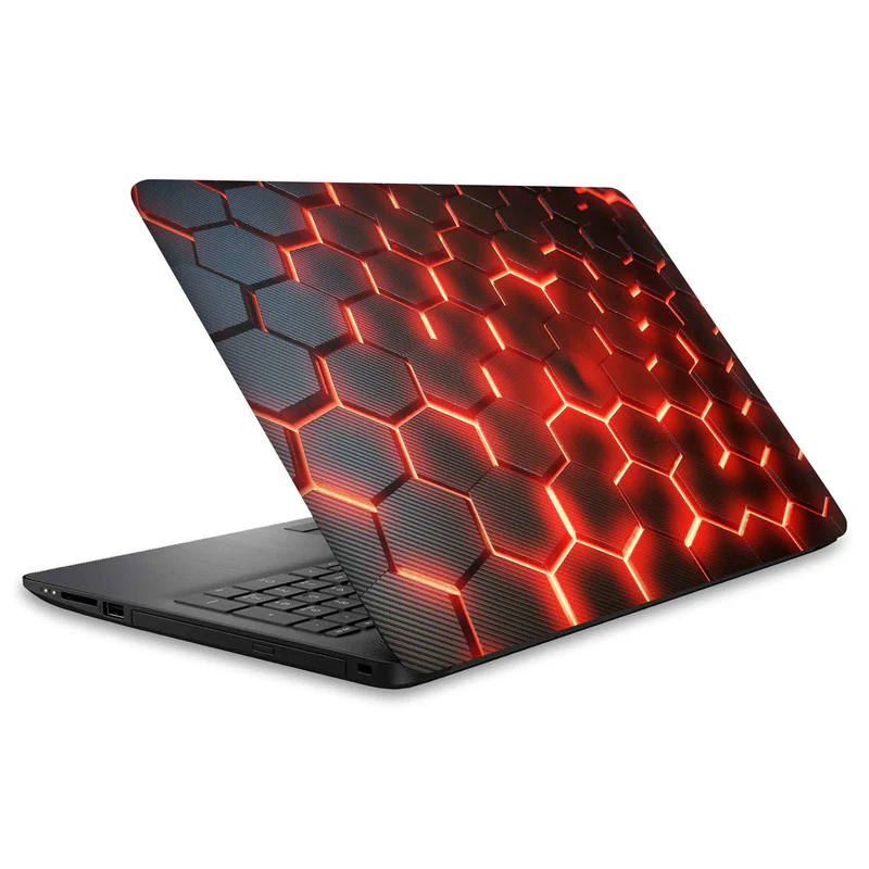 Matrix Orange Laptop Skins