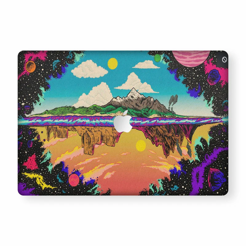 Canvas Mountain Macbook Skin