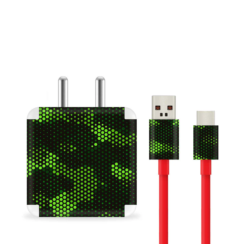 Matrix Design - Green 1 Charger Skin - Image 2