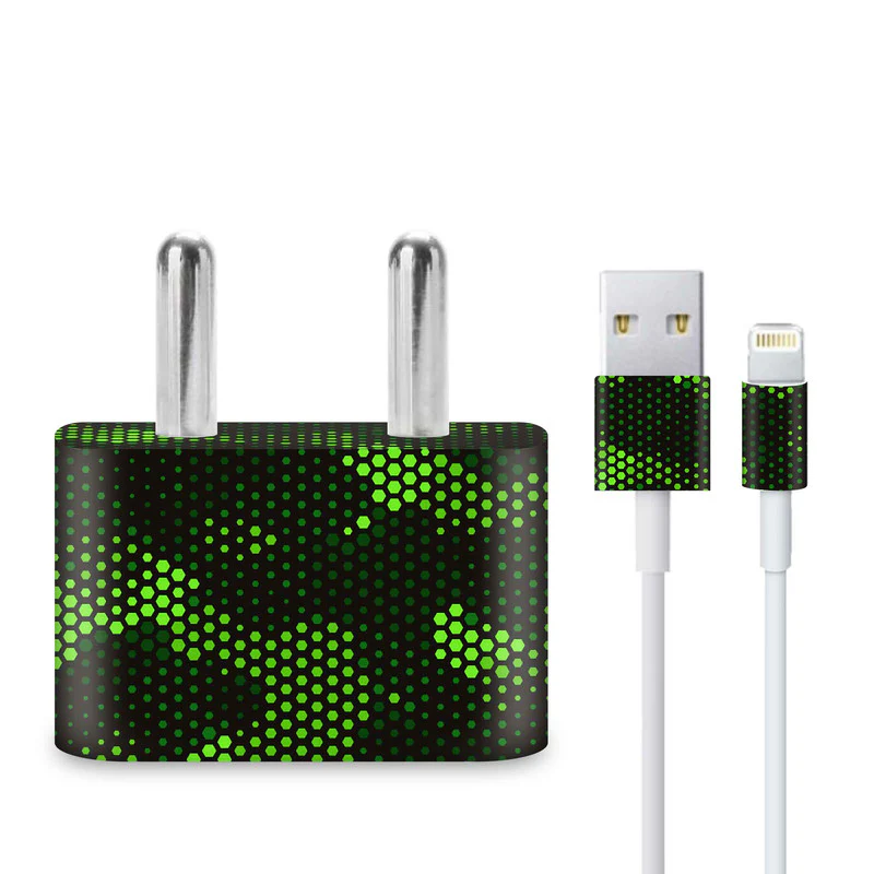 Matrix Design - Green 1 Charger Skin - Image 3